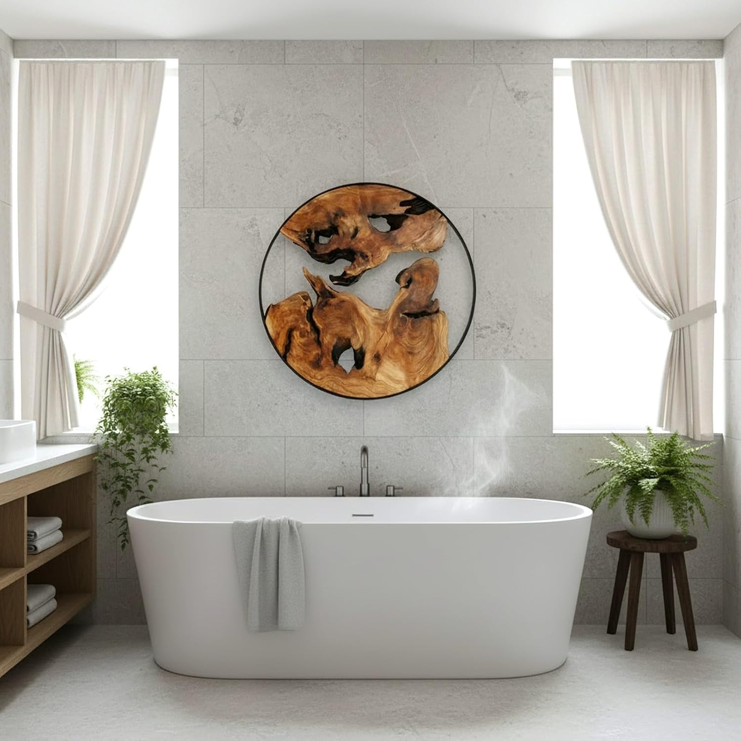 Live Edge Cedar Wood Wall Decor