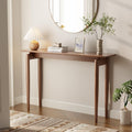 Walnut Wood Console Table