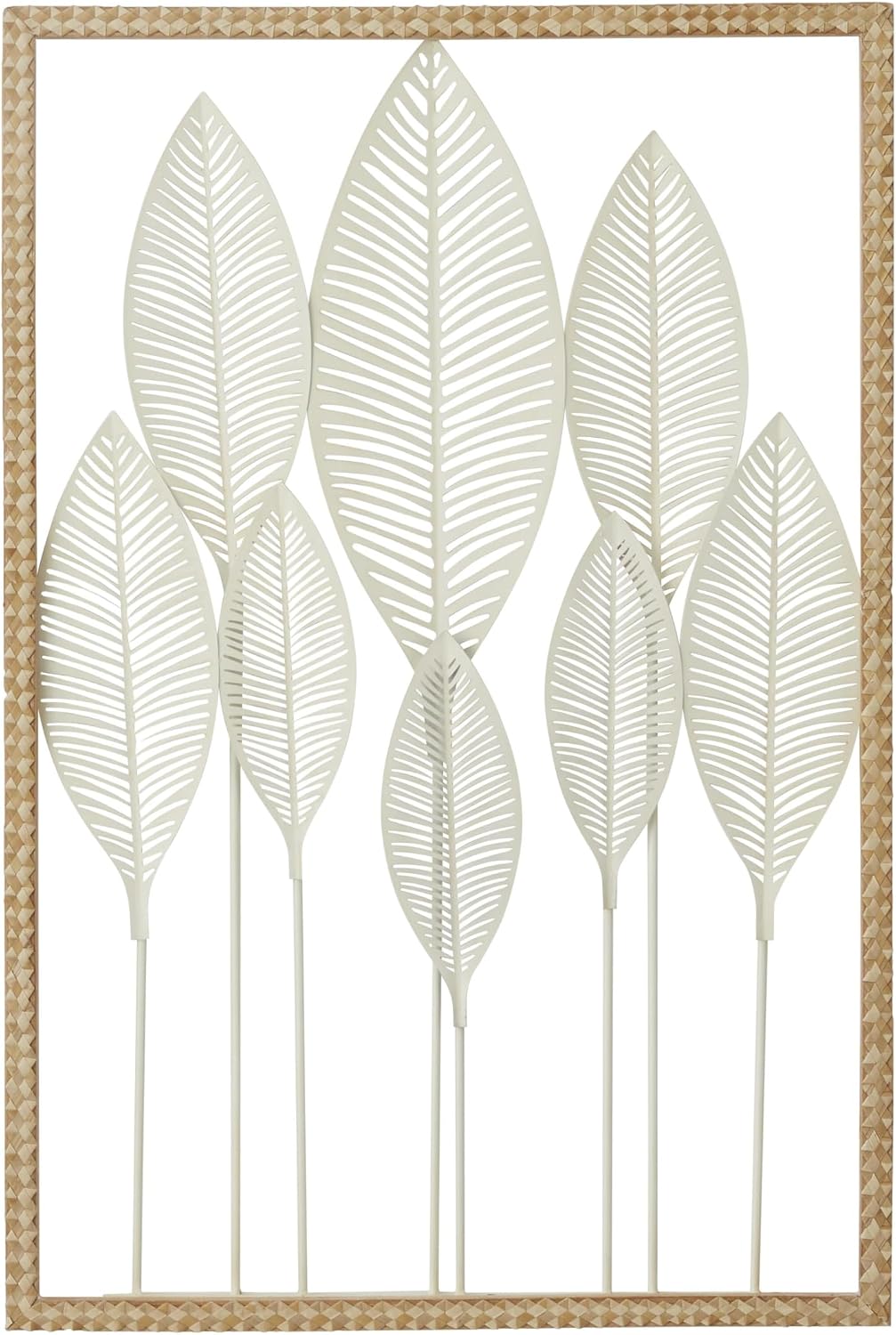 79 Bronze Metal Leaf Wall Sculpture