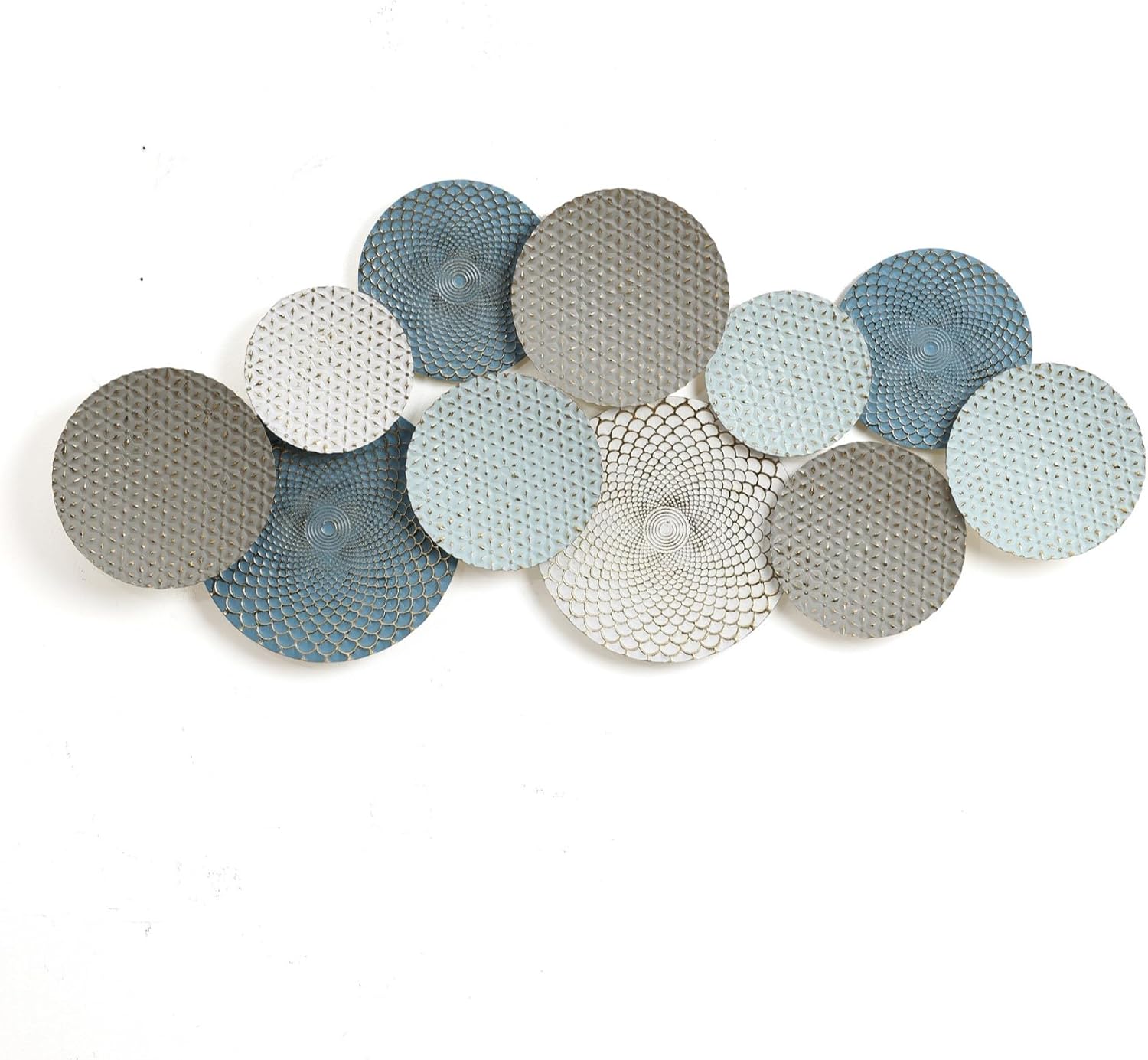 Multi-Color Metal Wall Sculpture