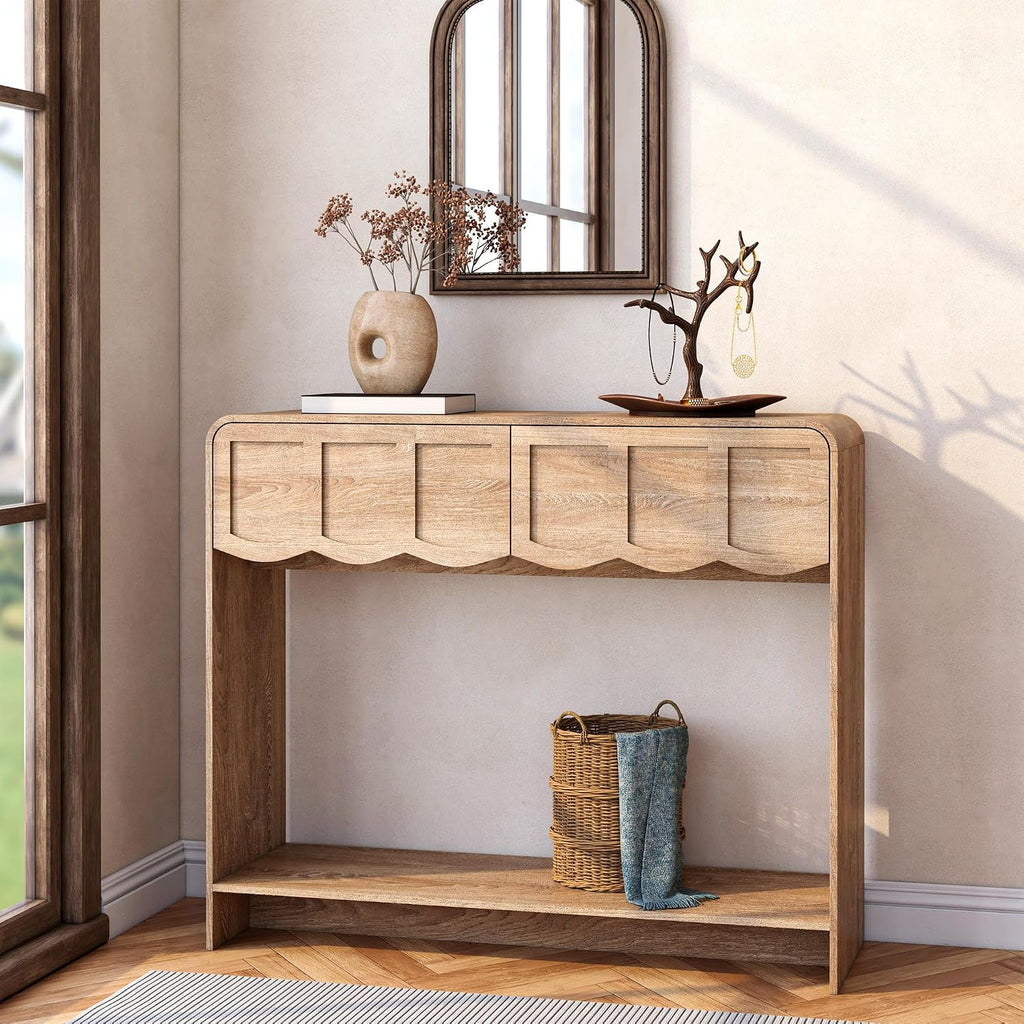 Century Wooden Console Table