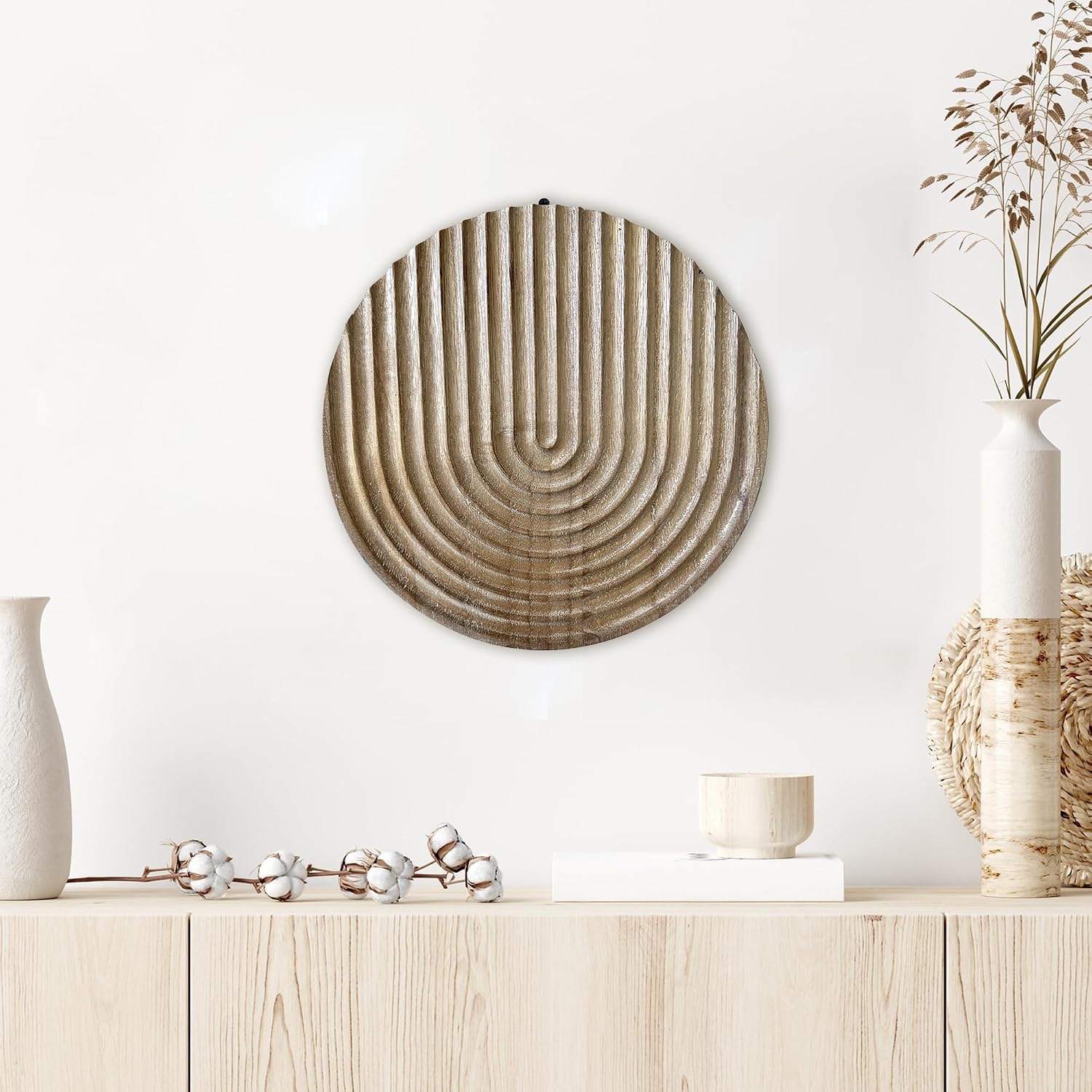 Carved Wooden Wall Decor