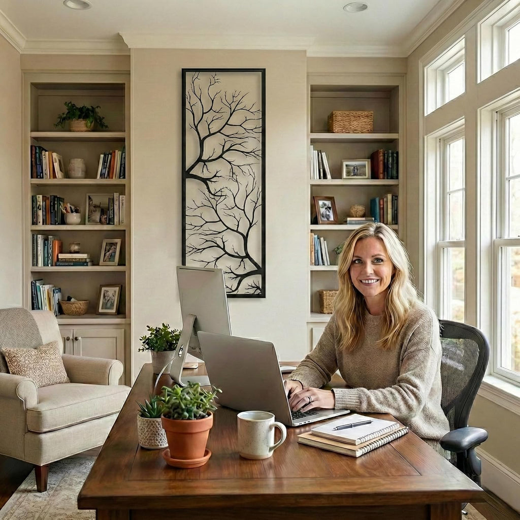Metal Tree Branch Wall Art