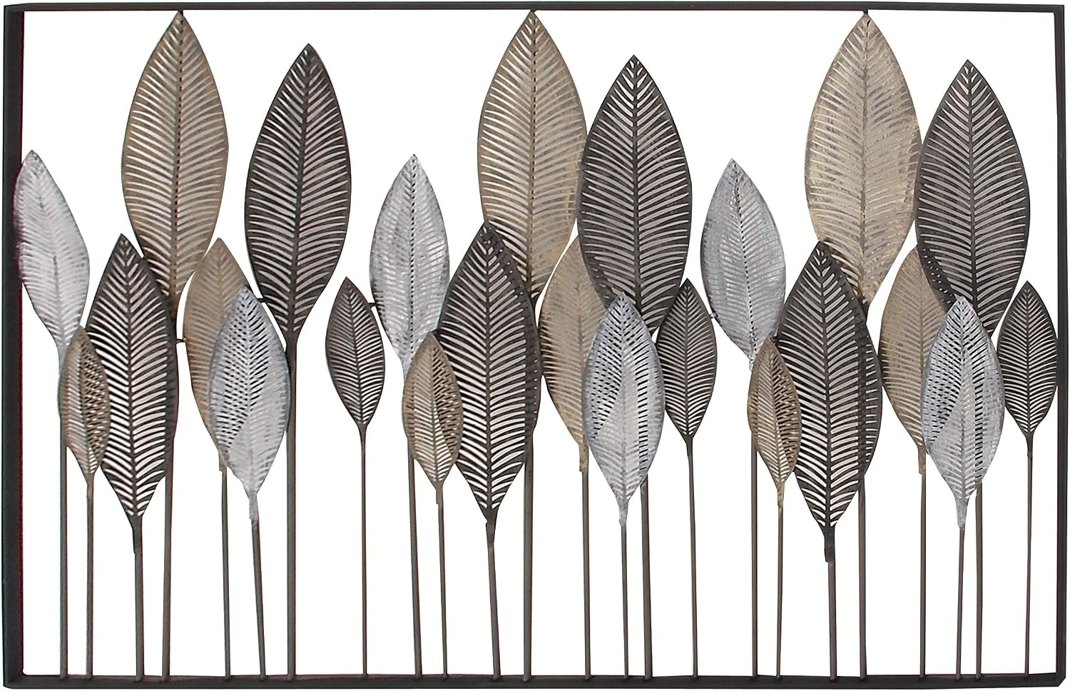 79 Bronze Metal Leaf Wall Sculpture