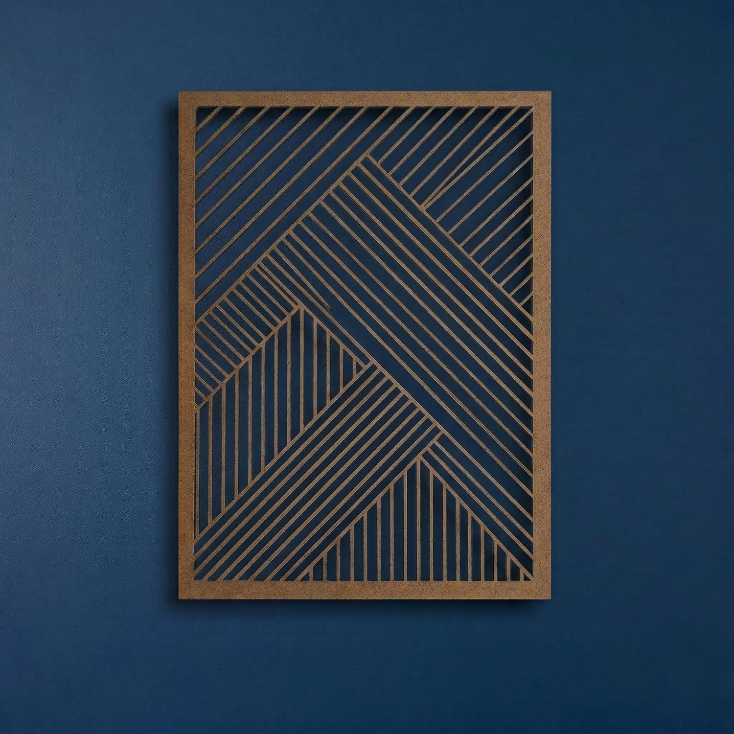 Bronze Geometric Metal Wall Art