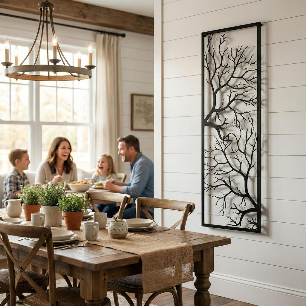 Metal Tree Branch Wall Art