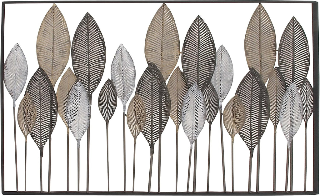 79 Bronze Metal Leaf Wall Sculpture